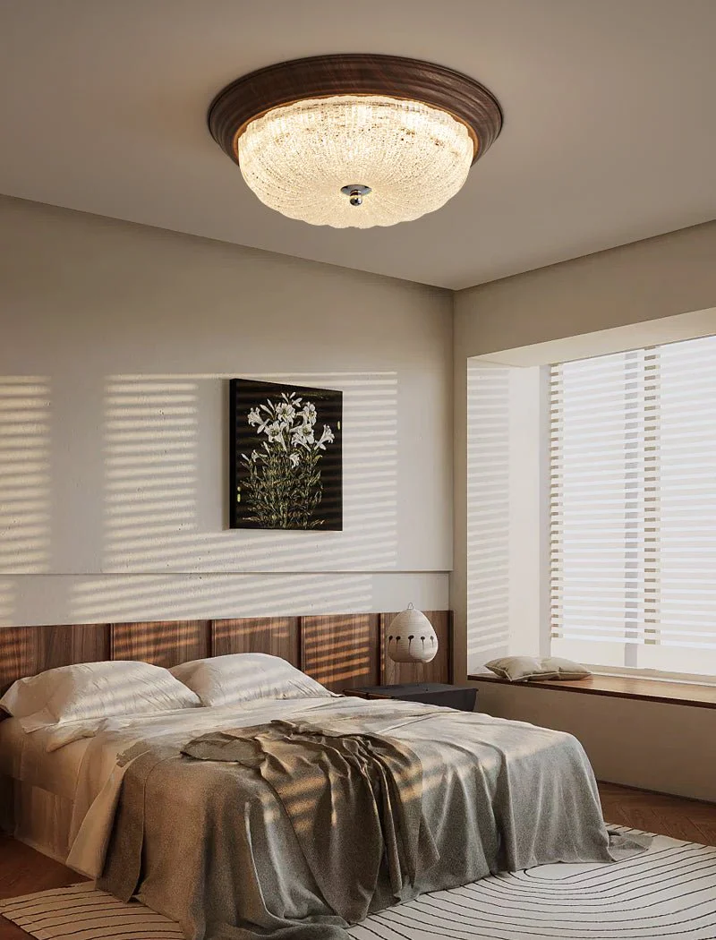 Celestia Walnut Ceiling Light - Image 6