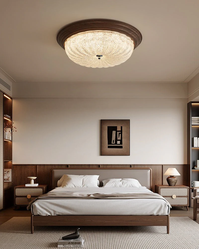 Celestia Walnut Ceiling Light - Image 7