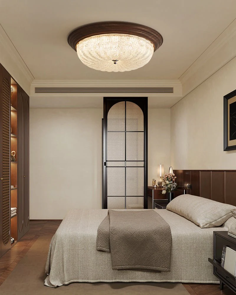 Celestia Walnut Ceiling Light - Image 8