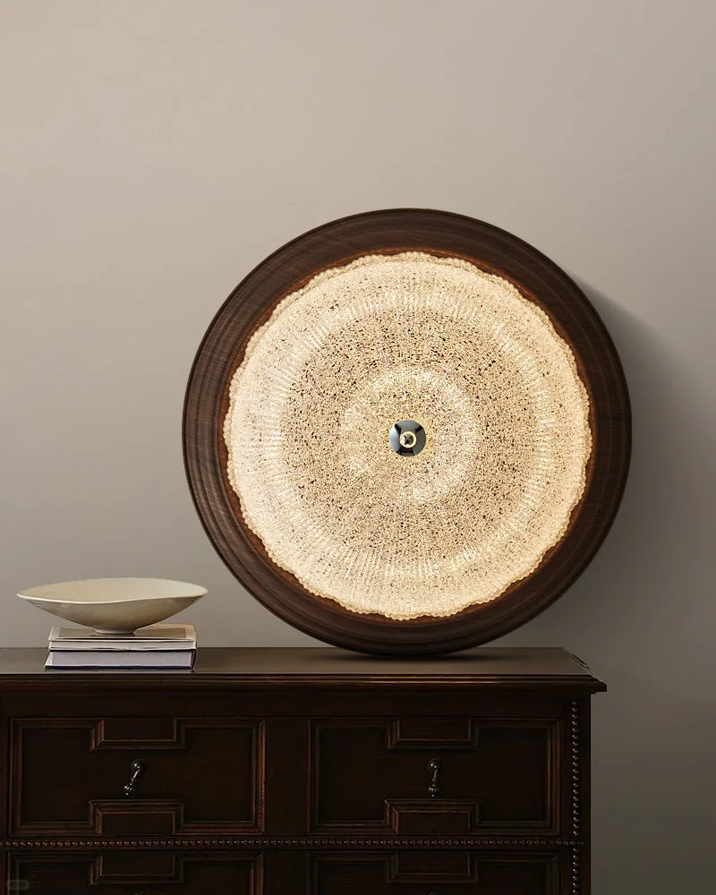 Celestia Walnut Ceiling Light - Image 9