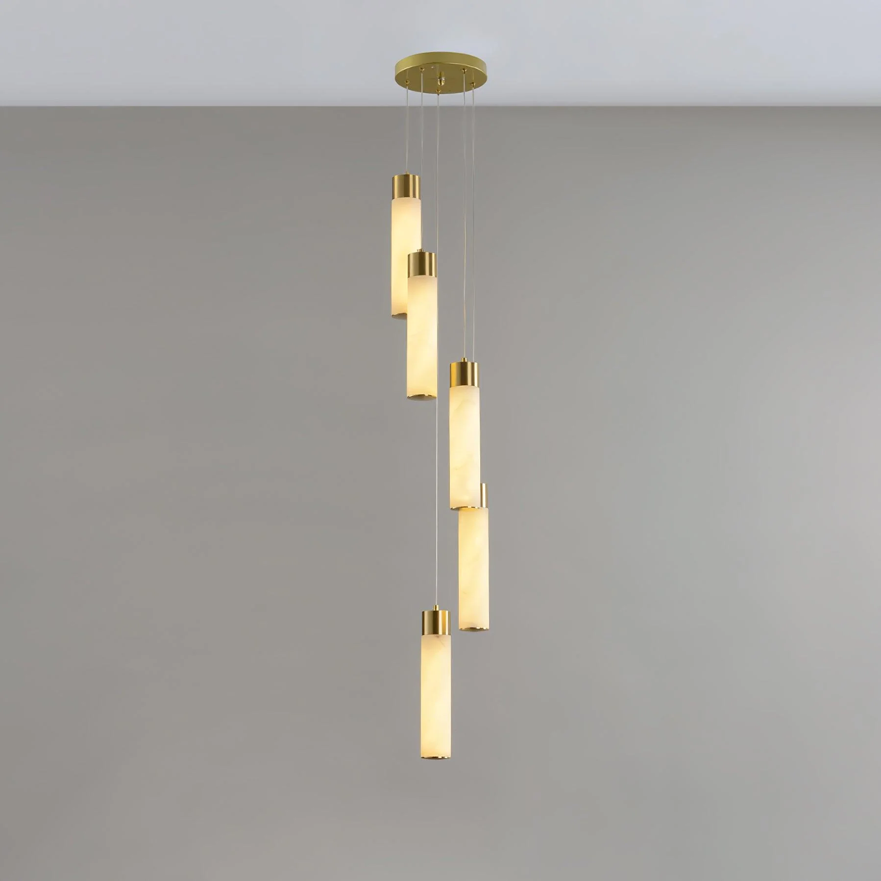 Celestial Alabaster Cascade Chandelier - Image 17
