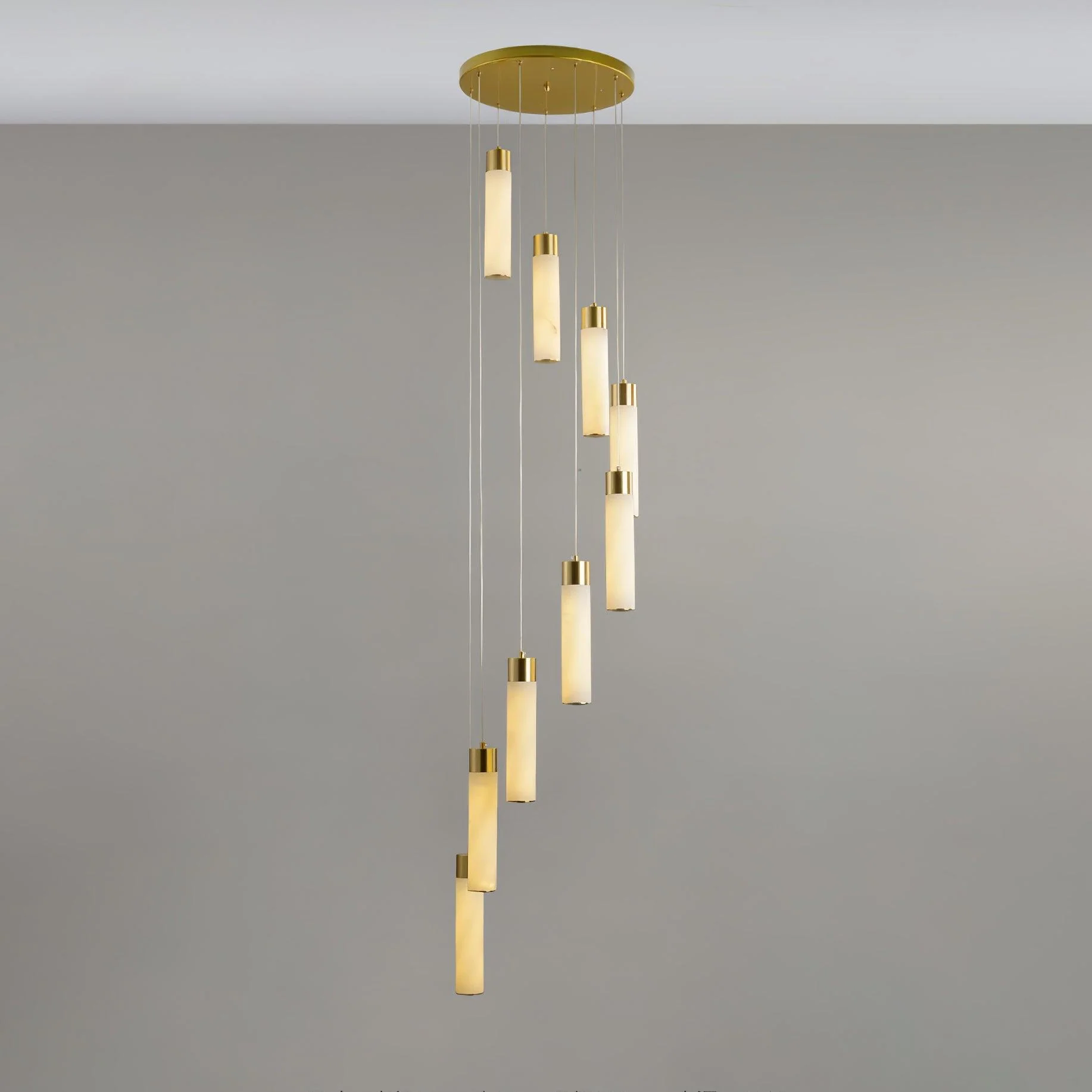 Celestial Alabaster Cascade Chandelier - Image 20