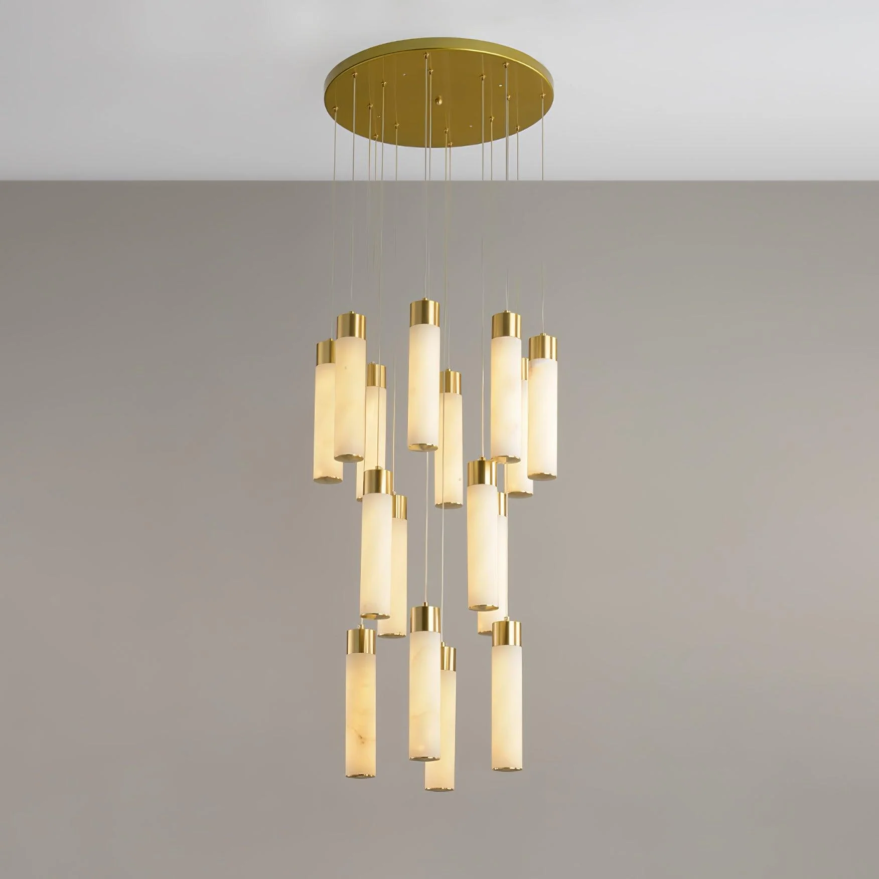 Celestial Alabaster Cascade Chandelier - Image 22
