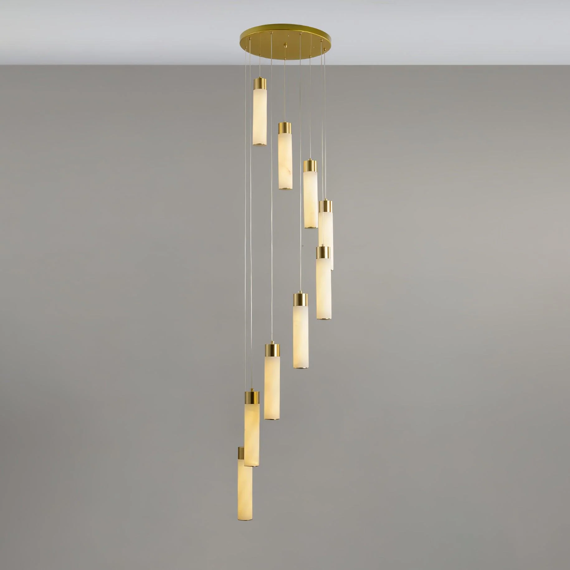 Celestial Alabaster Cascade Chandelier - Image 27