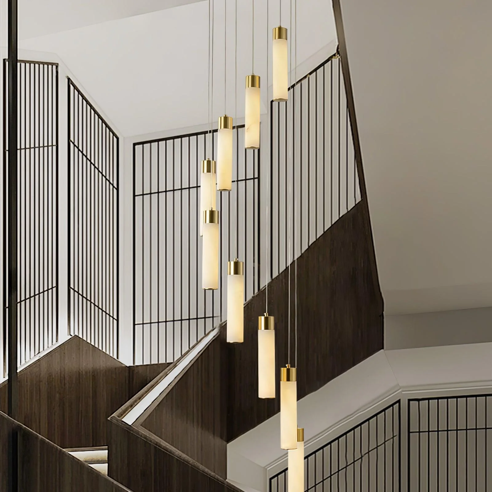Celestial Alabaster Cascade Chandelier - Image 30