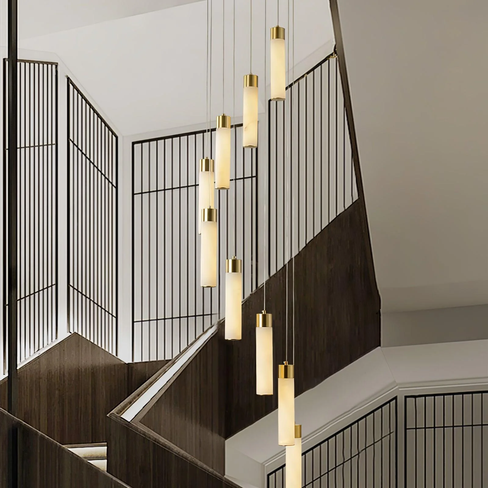 Celestial Alabaster Cascade Chandelier - Image 39