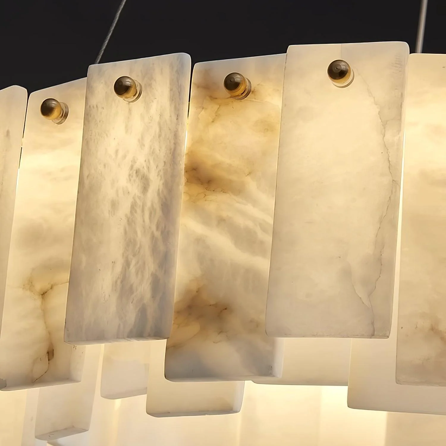 Celestial Alabaster Round Chandelier - Image 10