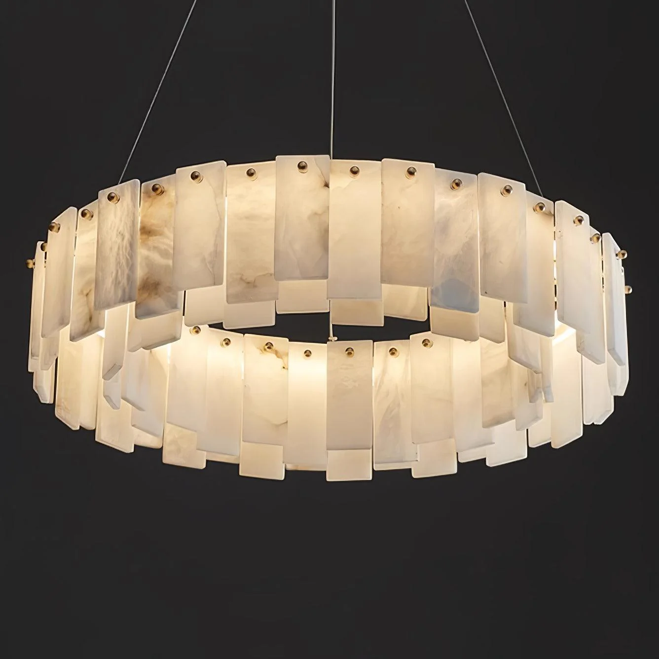 Celestial Alabaster Round Chandelier - Image 21