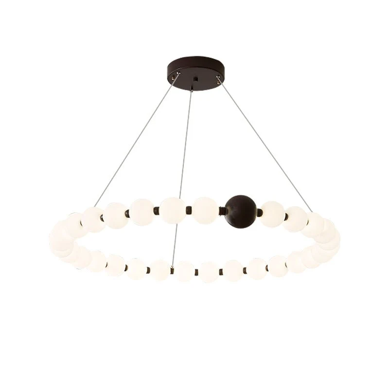 Celestial Bead Ring Chandelier - Image 13