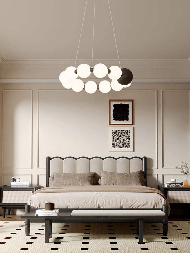 Celestial Bead Ring Chandelier - Image 6