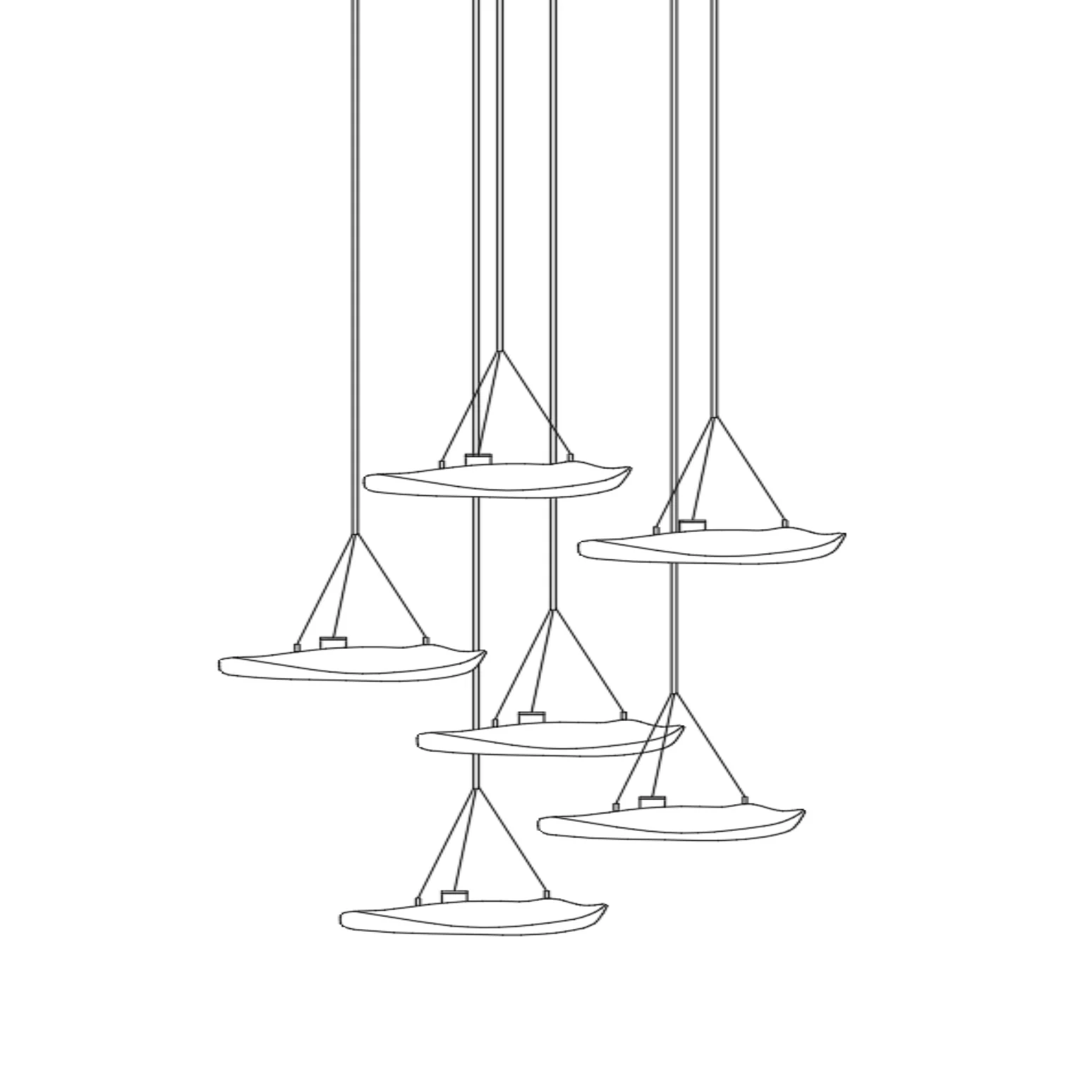 Manta Drift Chandelier - Image 26