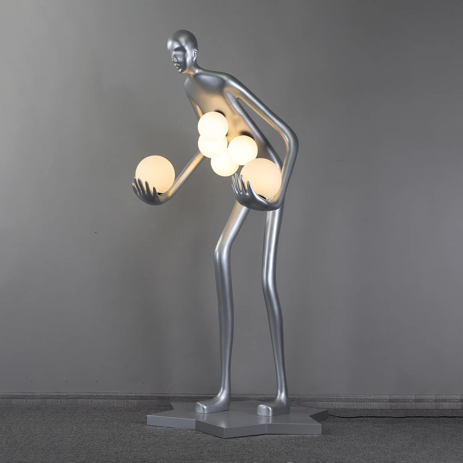 Celestial Guardian Sculpture Floor Lamp - Image 15