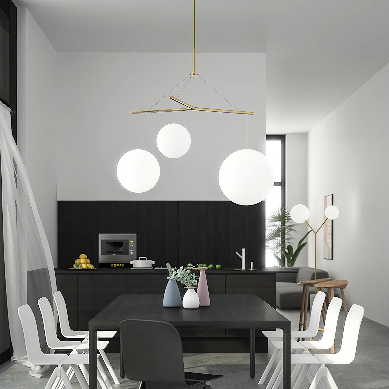 Celestial Orb Trio Pendant Lamp - Image 17
