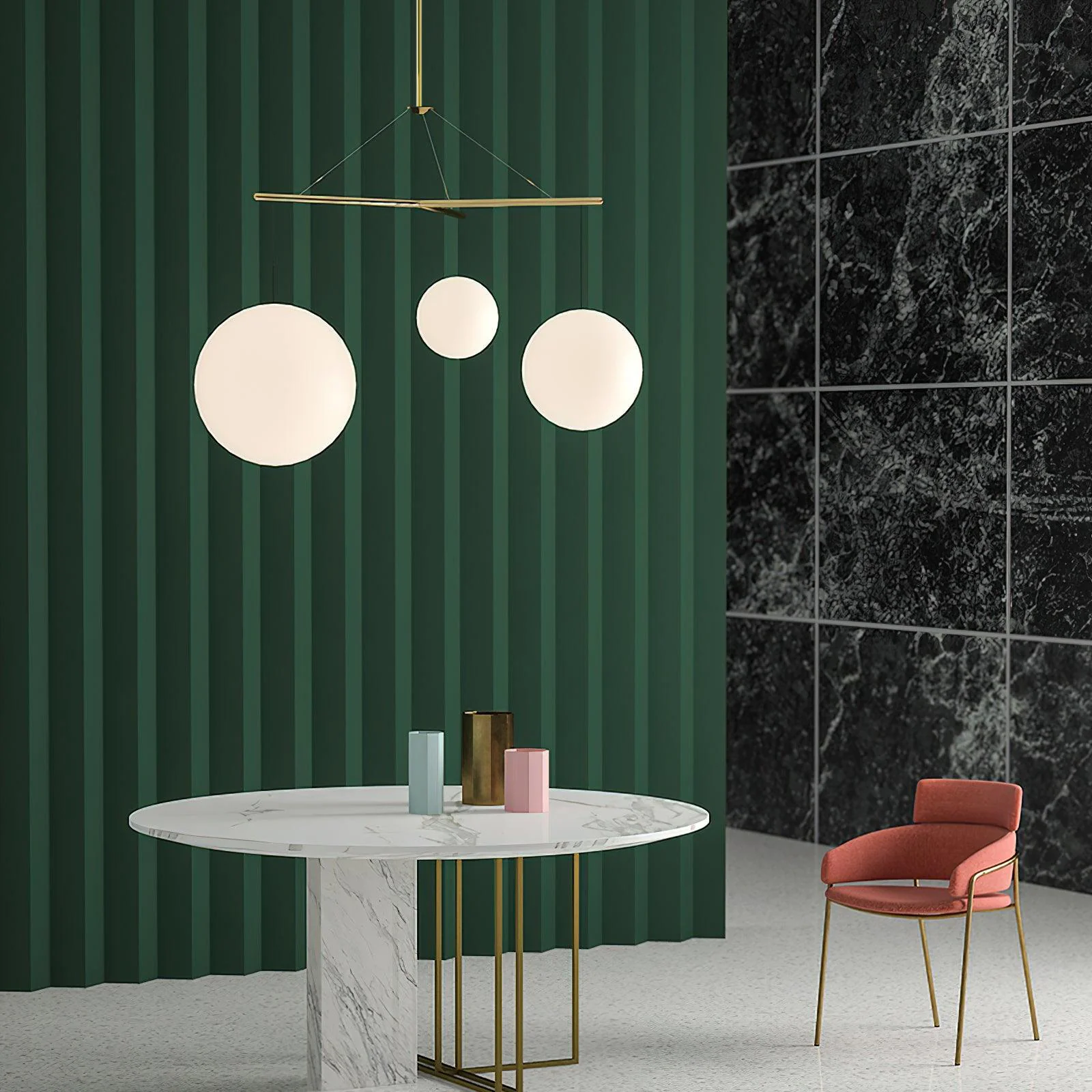 Celestial Orb Trio Pendant Lamp - Image 18