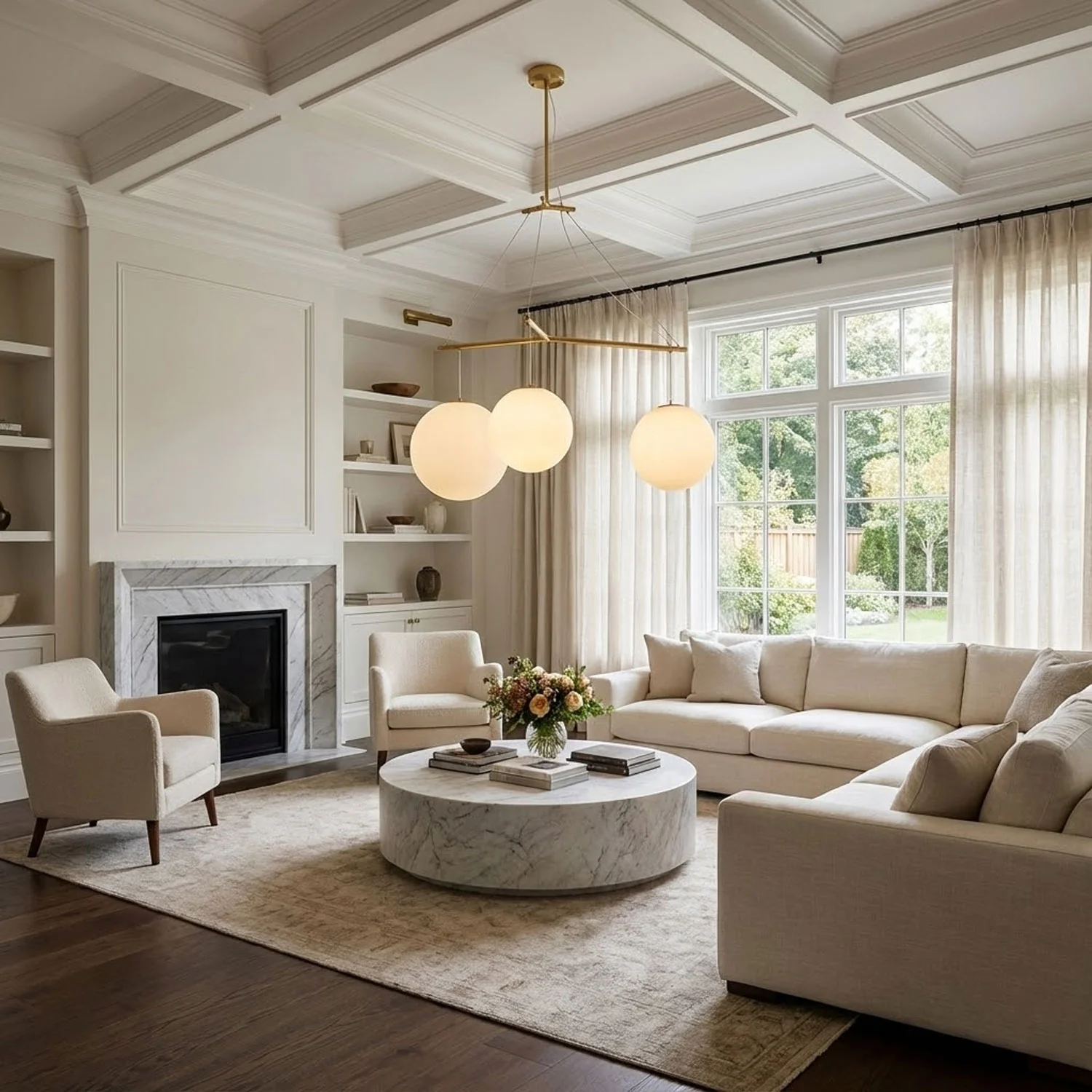 Celestial Orb Trio Pendant Lamp - Image 6