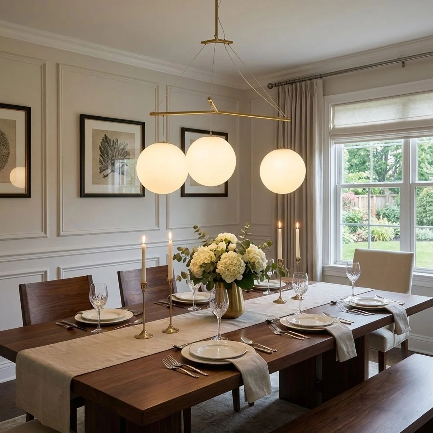 Celestial Orb Trio Pendant Lamp - Image 7