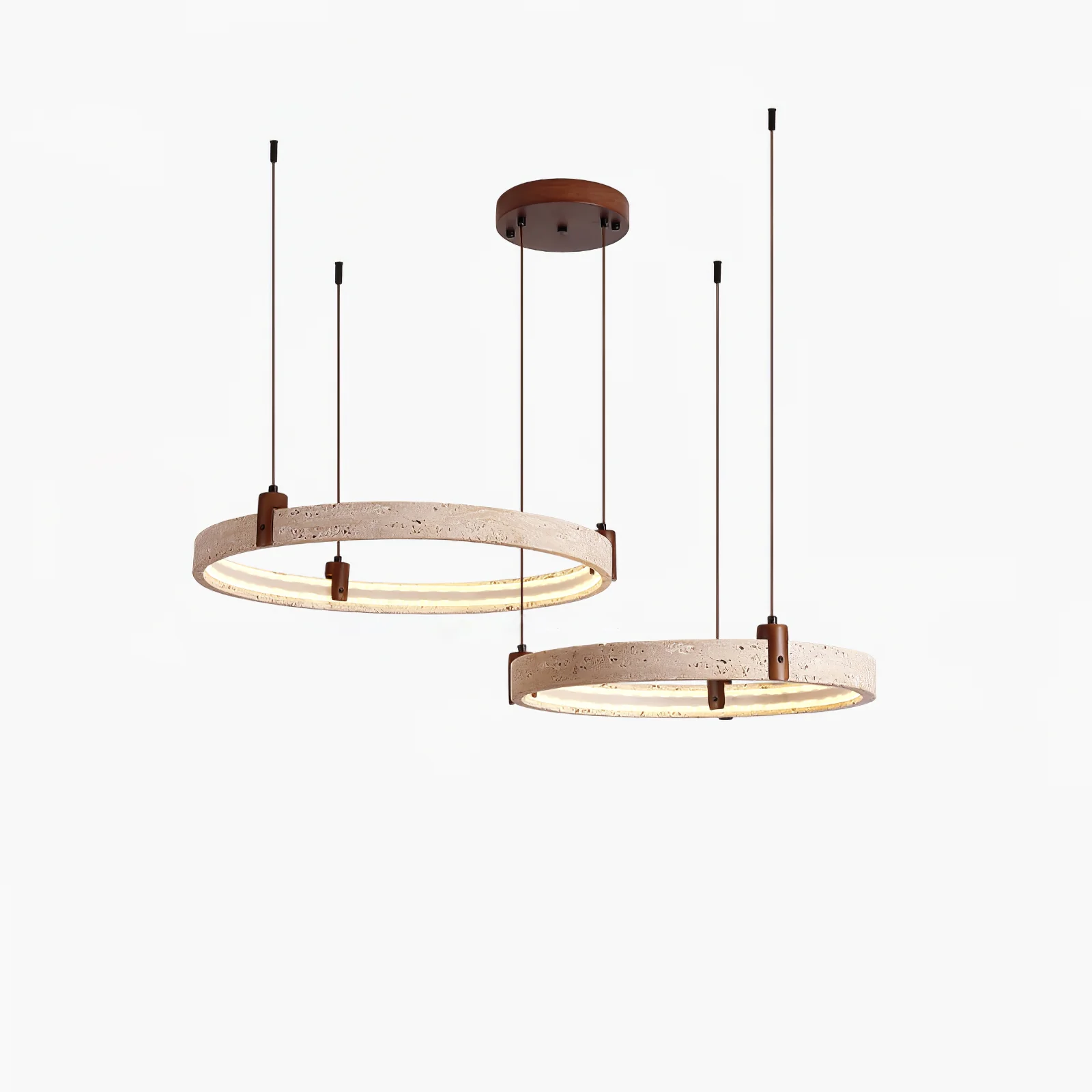 Celestial Orbit Travertine Chandelier - Image 21