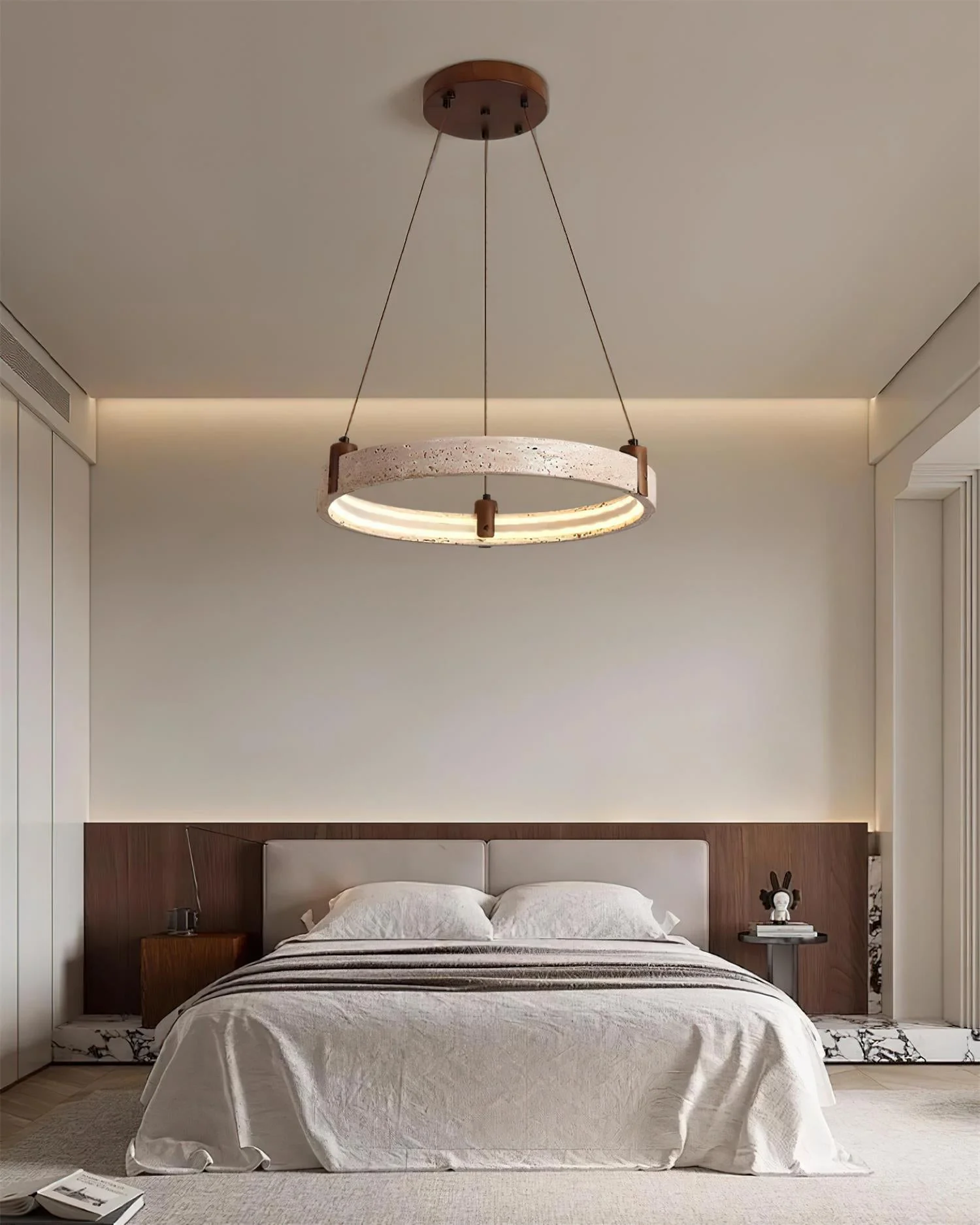 Celestial Orbit Travertine Chandelier - Image 27