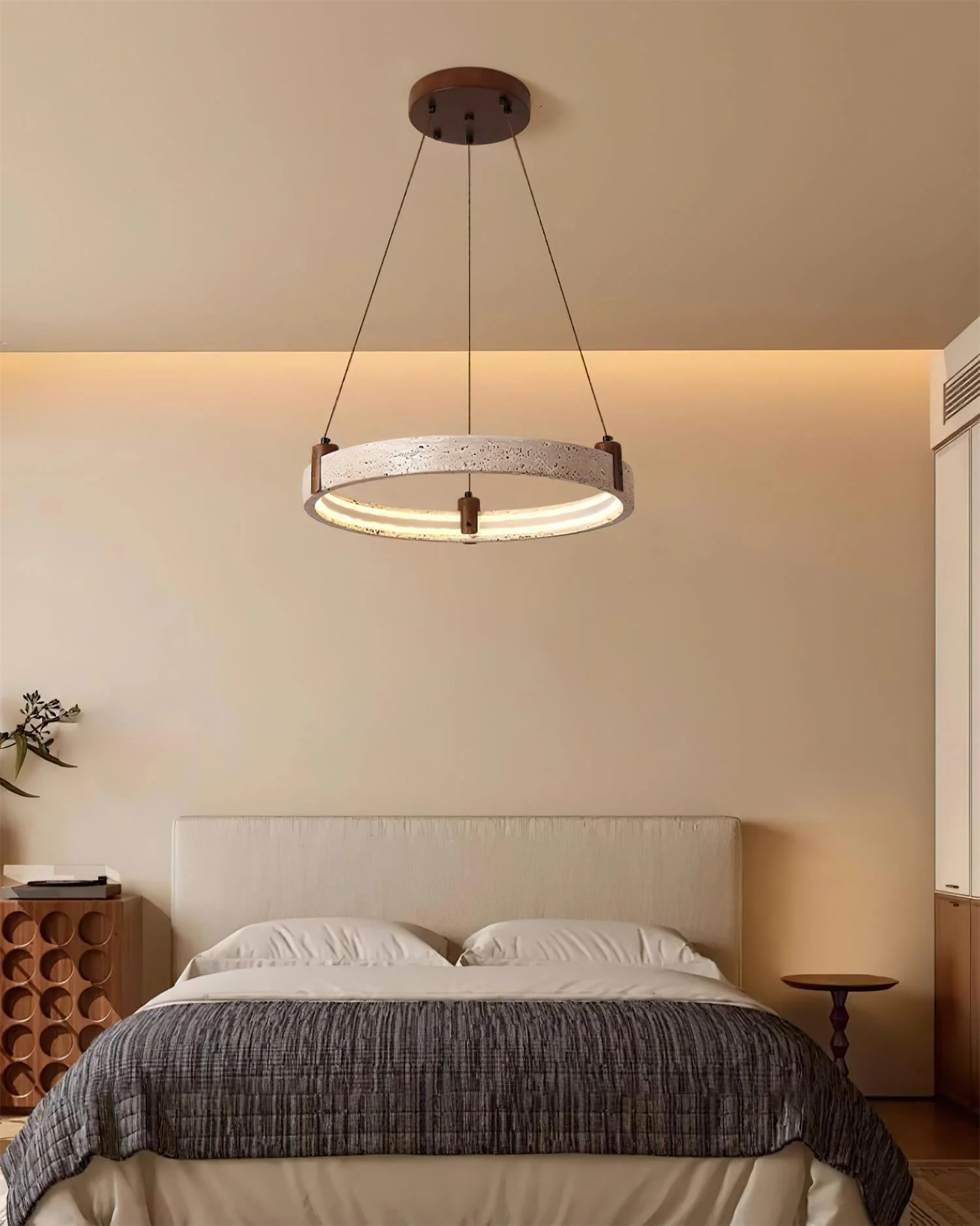 Celestial Orbit Travertine Chandelier - Image 29
