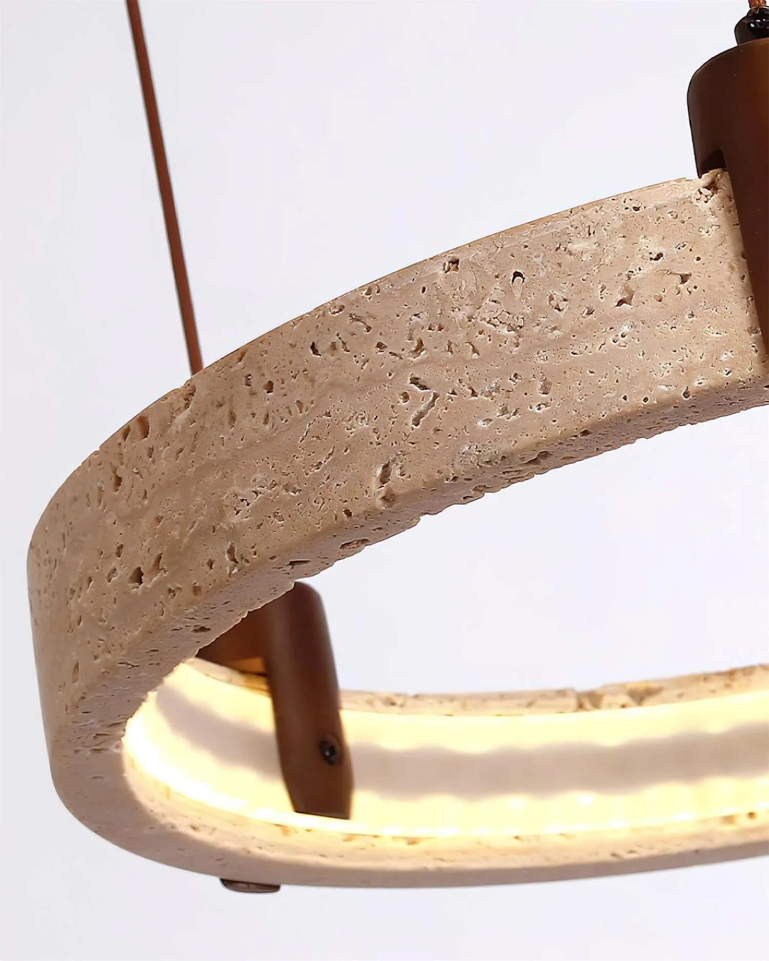 Celestial Orbit Travertine Chandelier - Image 35
