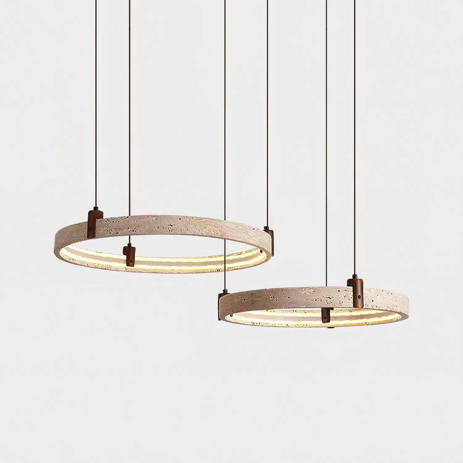 Celestial Orbit Travertine Chandelier - Image 45