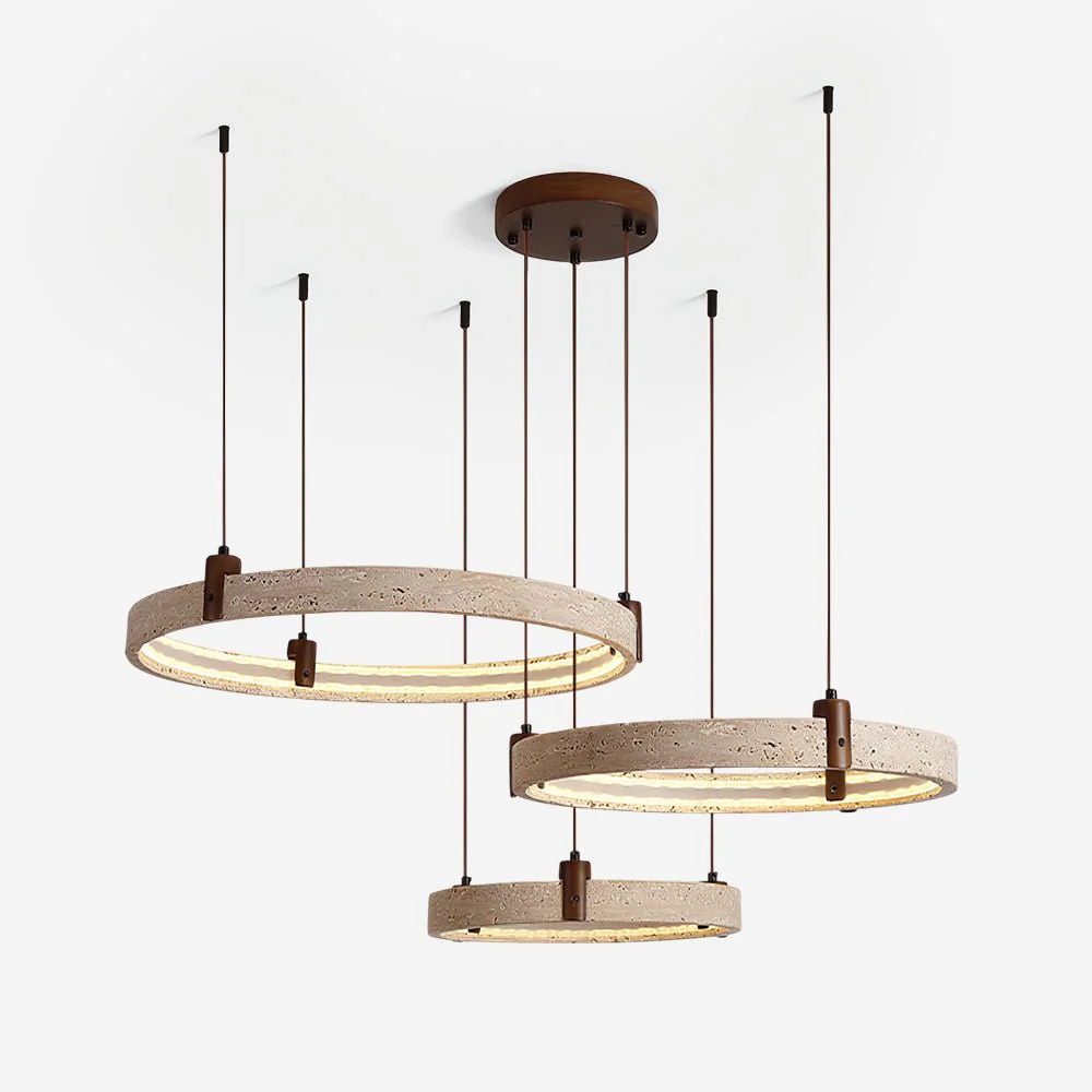 Celestial Orbit Travertine Chandelier - Image 46