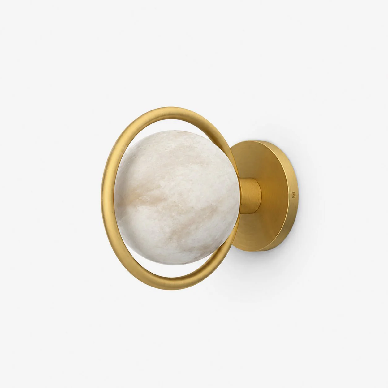 Celestial Ring Alabaster Wall Lamp