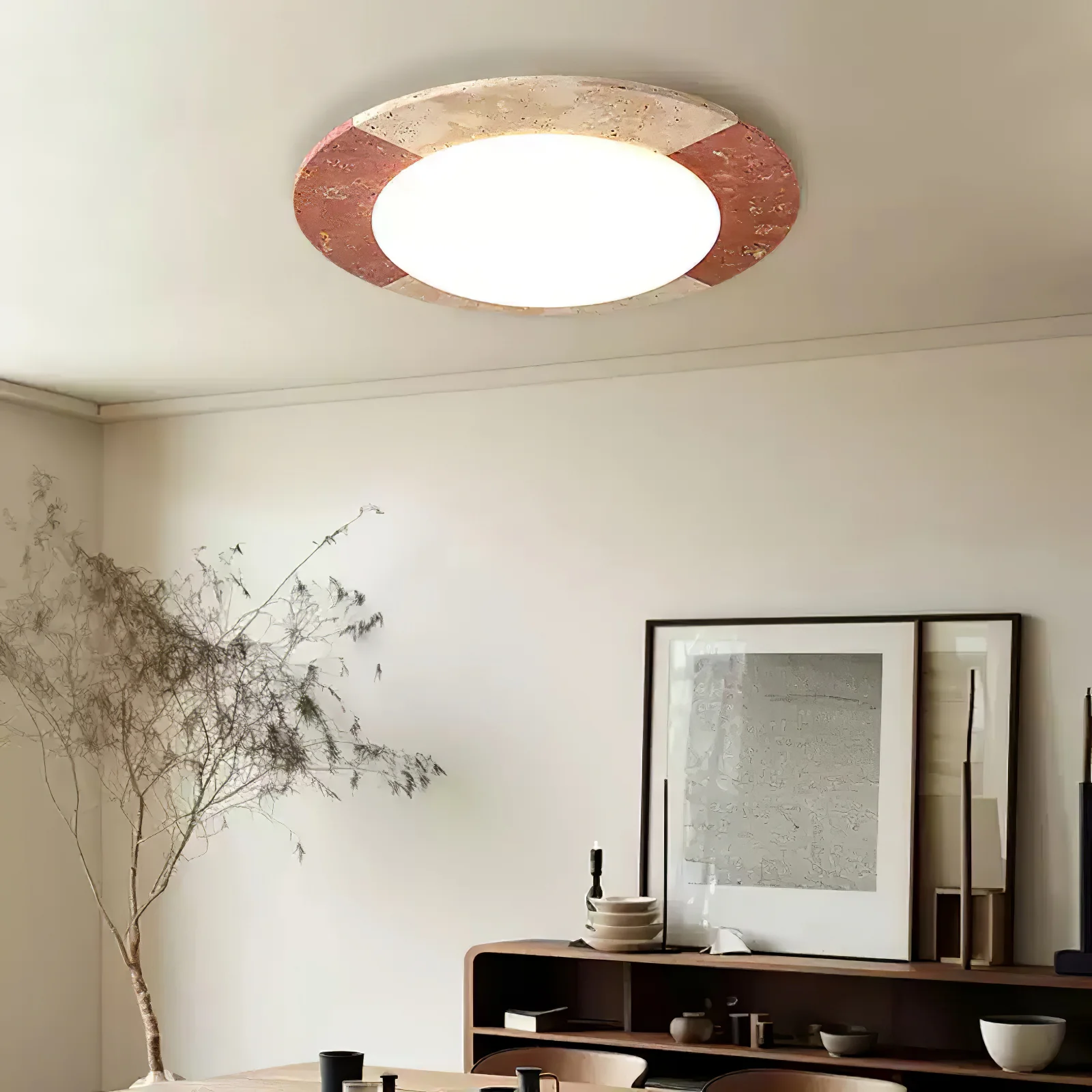 Celestial Travertine Ceiling Lamp - Image 23