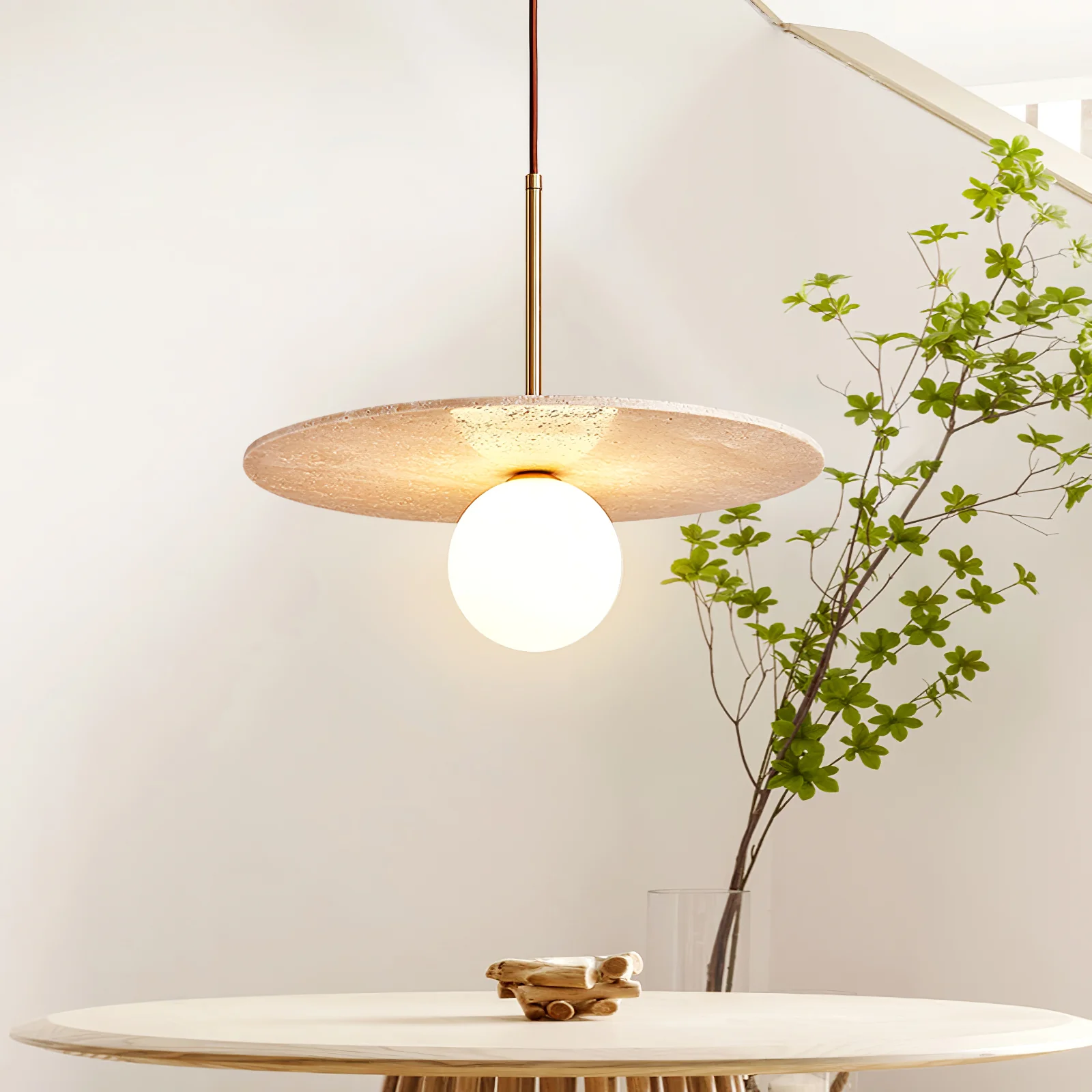 Celestial Travertine Pendant Light - Image 11
