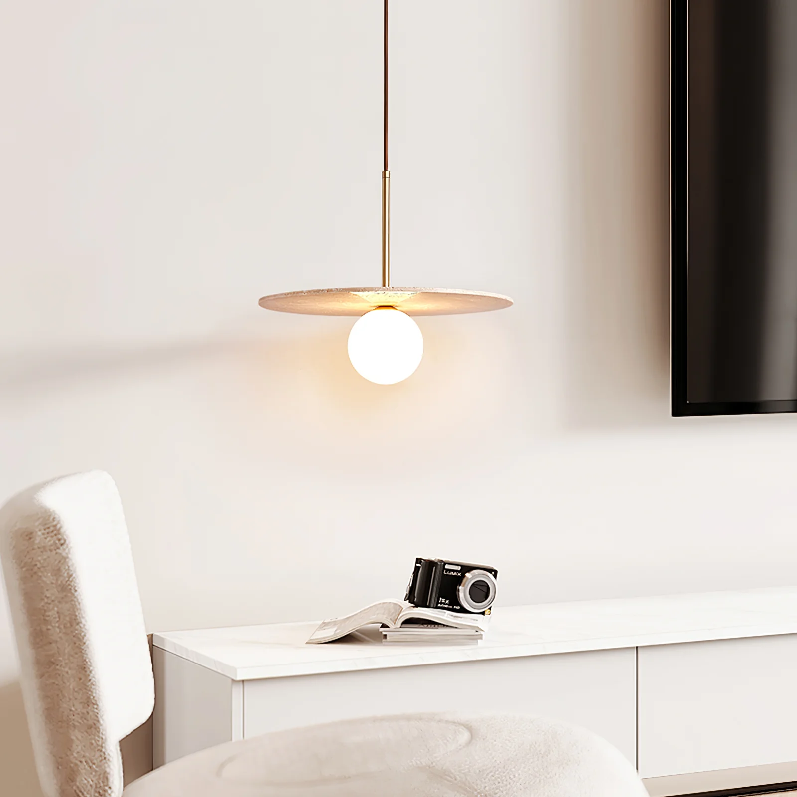 Celestial Travertine Pendant Light - Image 14