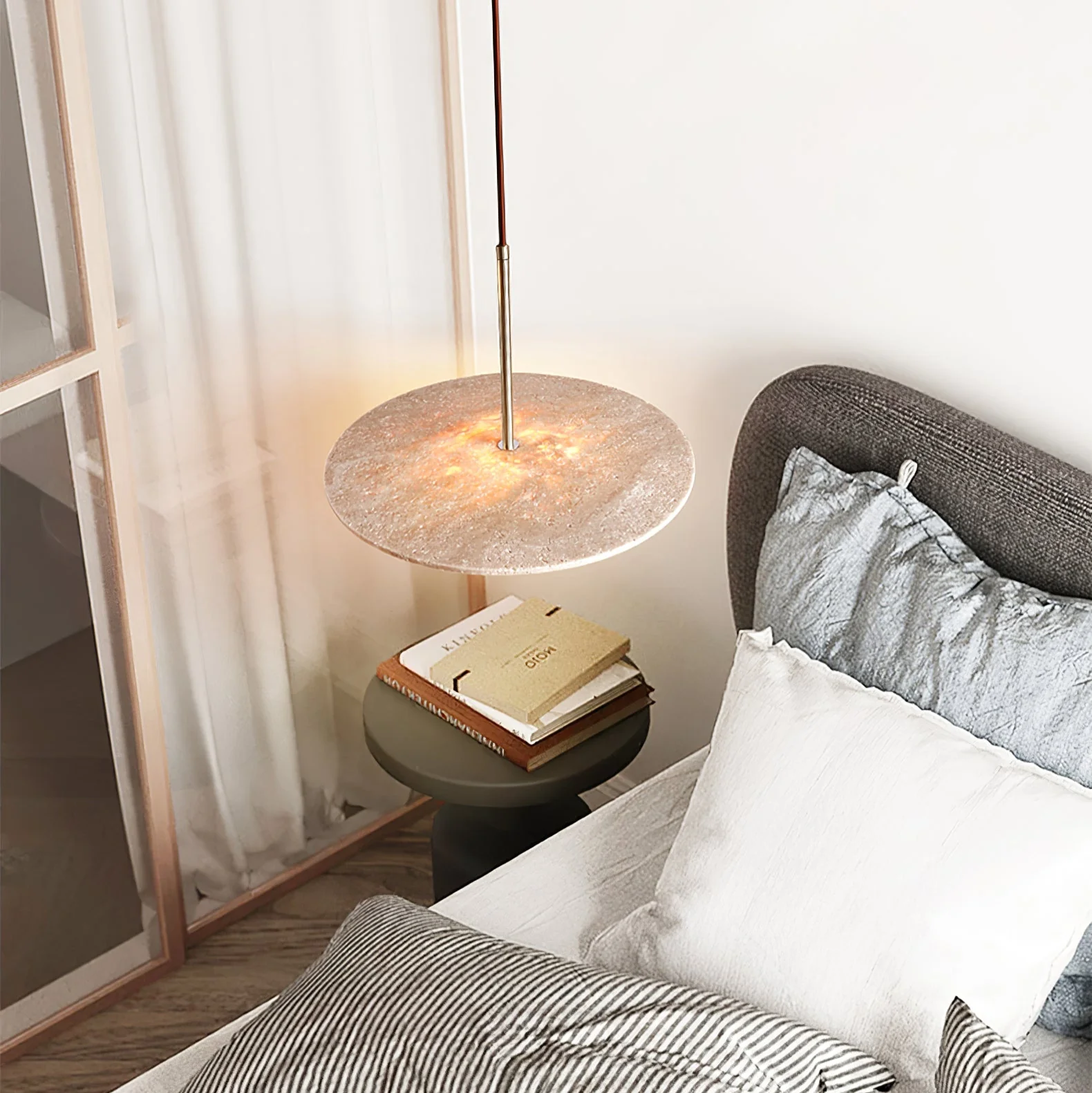 Celestial Travertine Pendant Light - Image 9