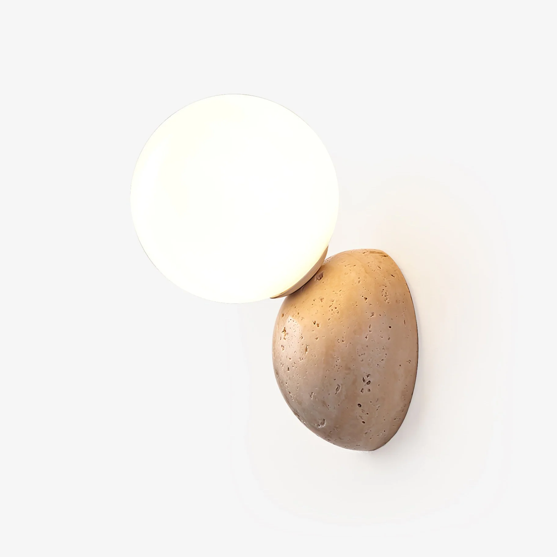 Celestial Travertine Wall Sconce