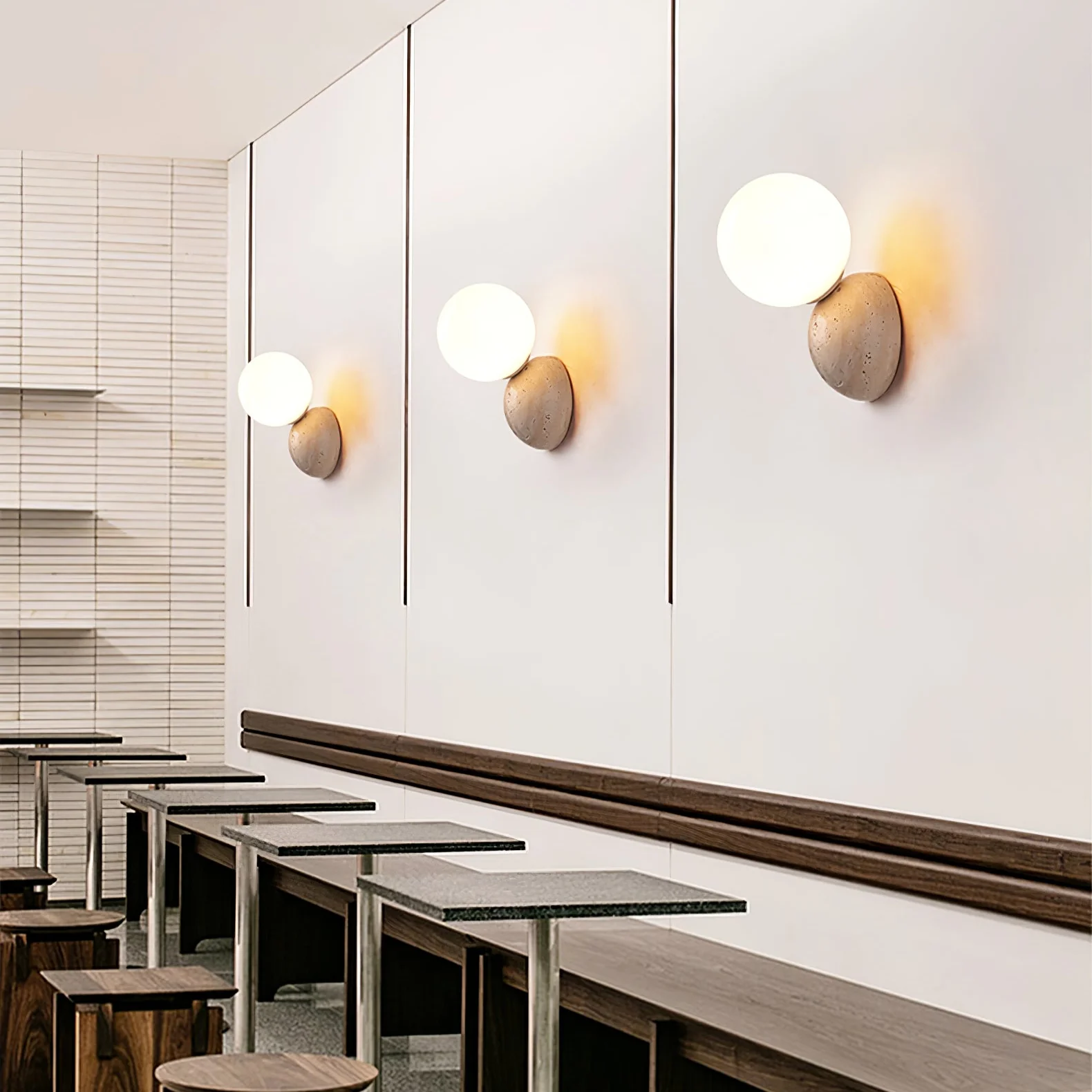 Celestial Travertine Wall Sconce - Image 10