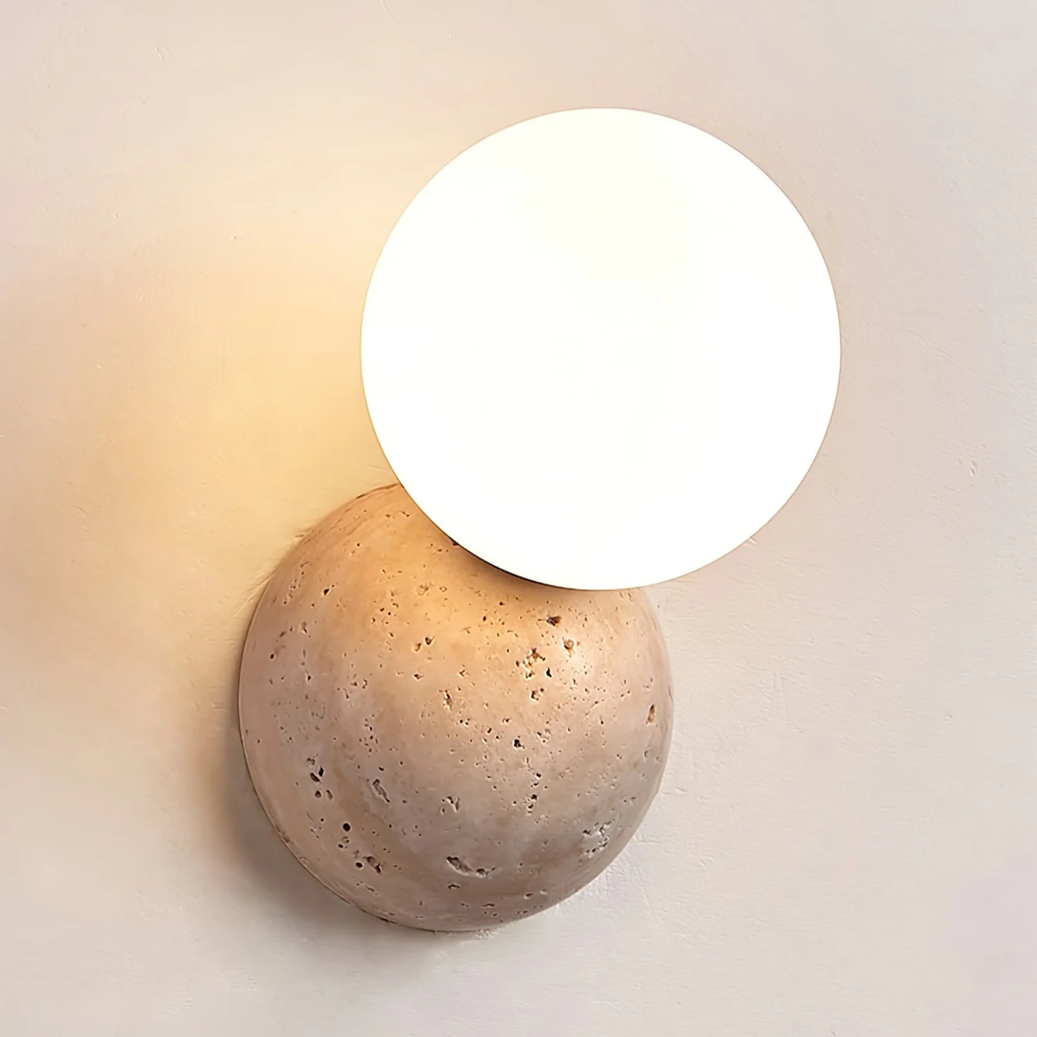 Celestial Travertine Wall Sconce - Image 13
