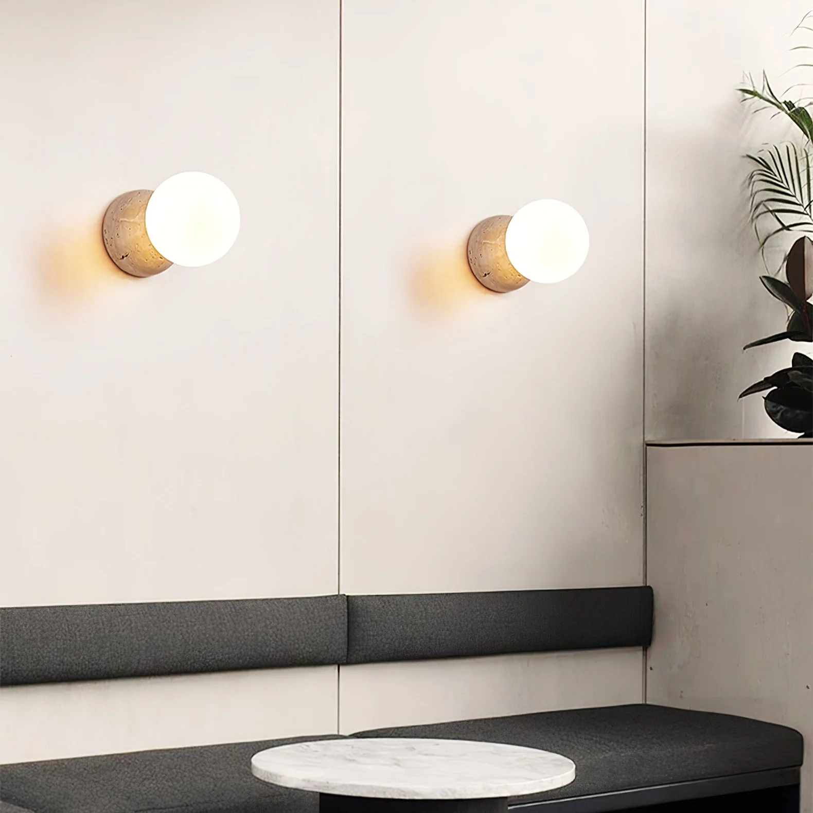 Celestial Travertine Wall Sconce - Image 15