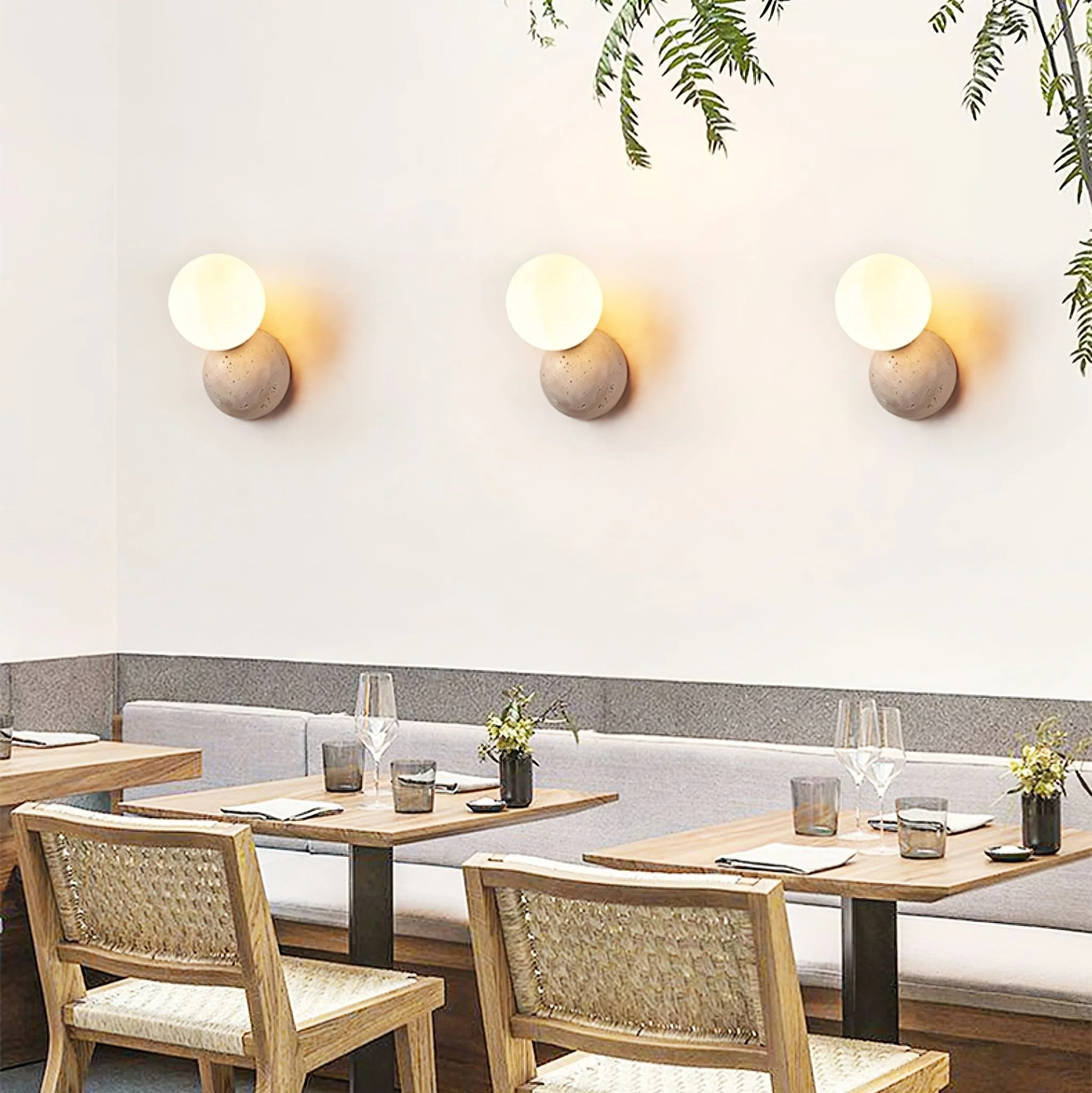 Celestial Travertine Wall Sconce - Image 16