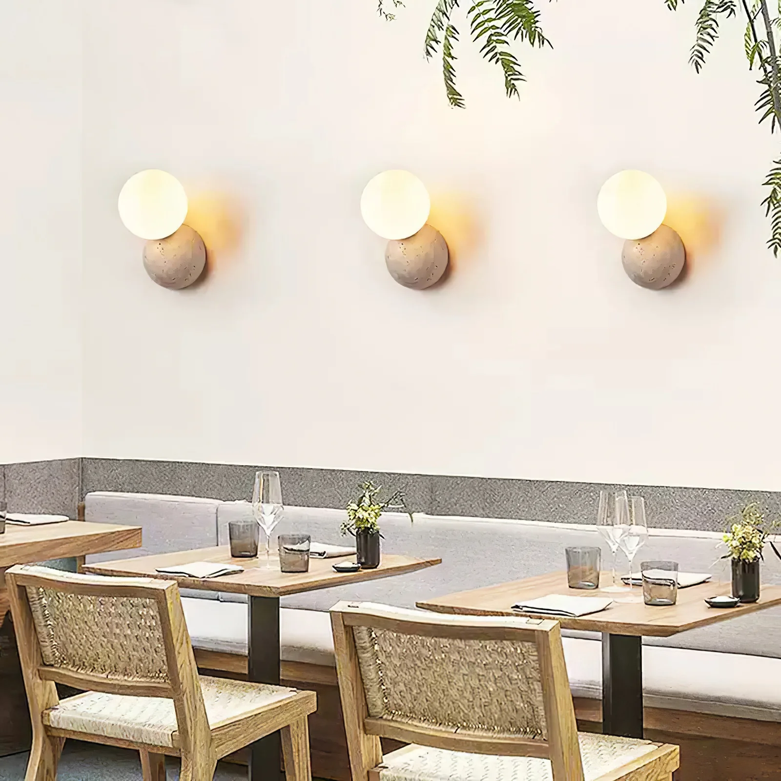 Celestial Travertine Wall Sconce - Image 3