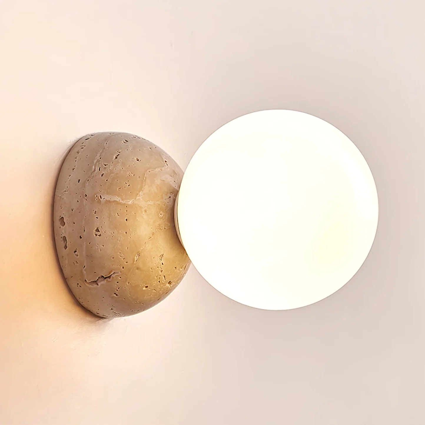 Celestial Travertine Wall Sconce - Image 6