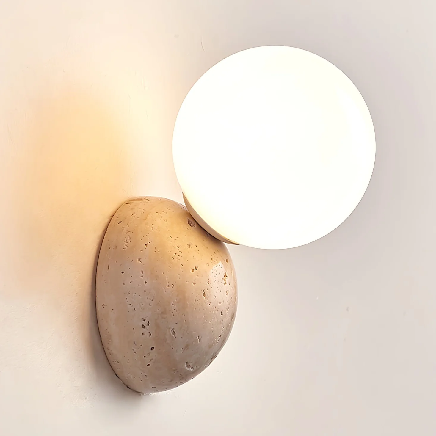 Celestial Travertine Wall Sconce - Image 8