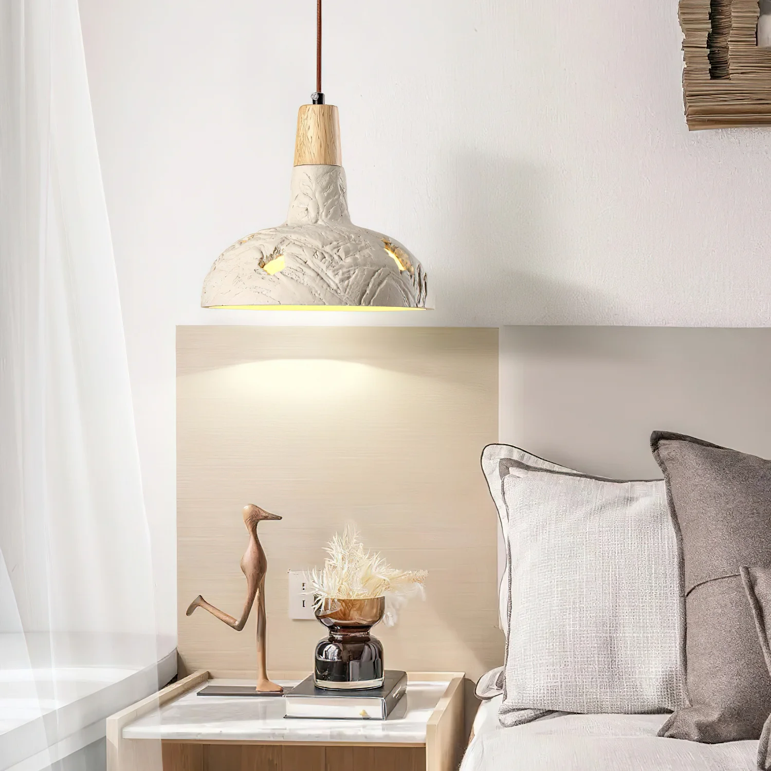 Cement Carve Pendant Lamp - Image 2