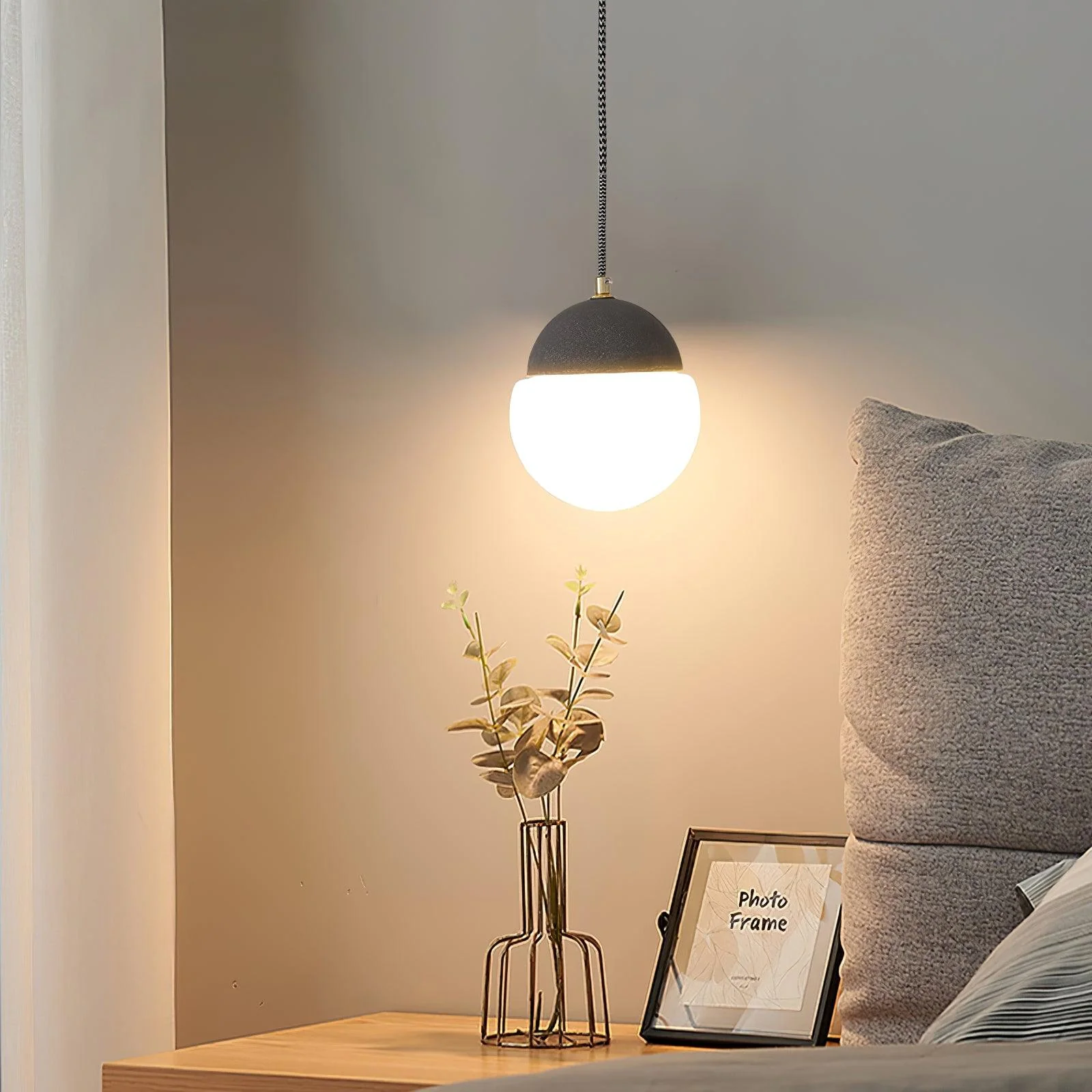 Cement Eclipse Pendant Lamp - Image 2