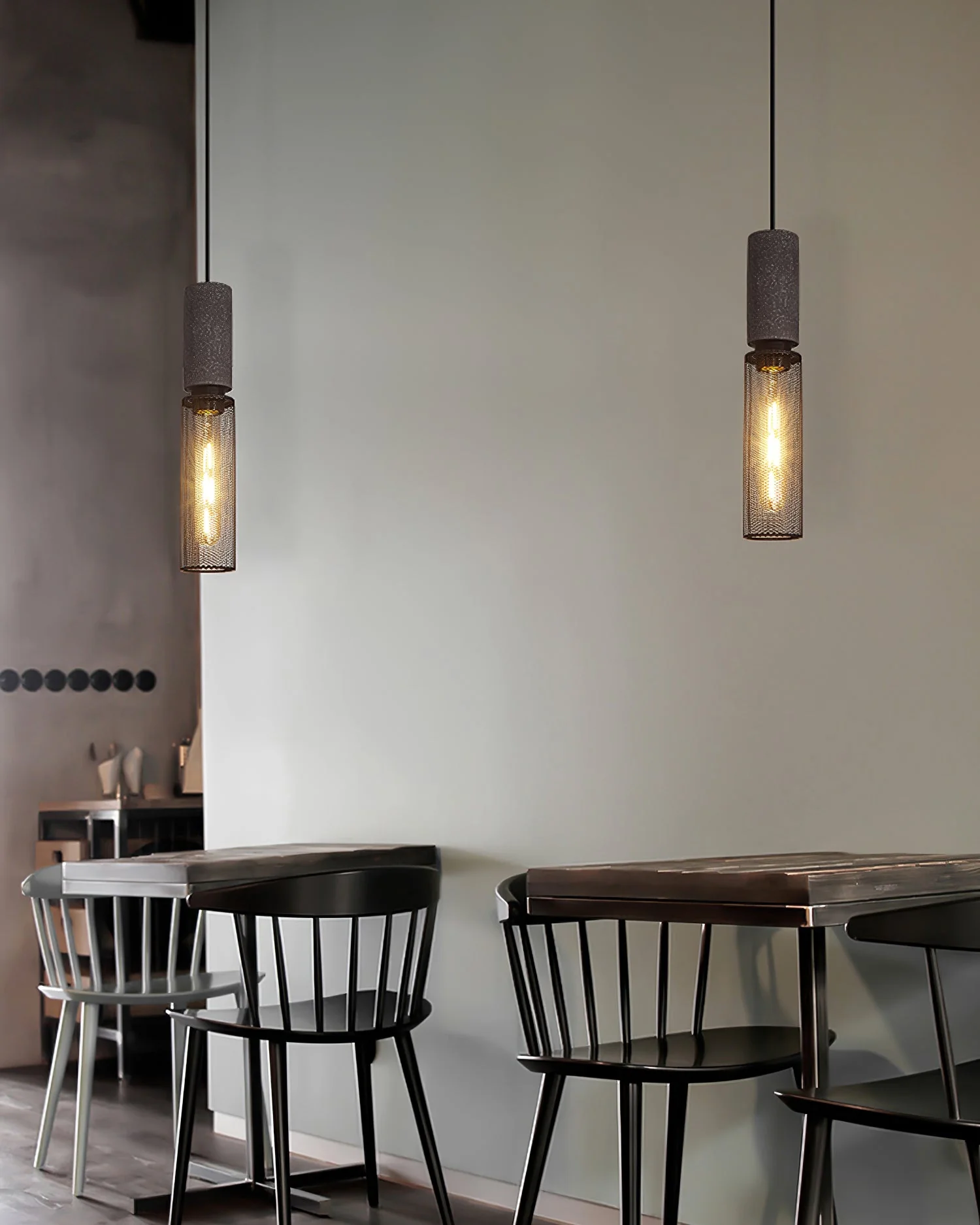 Cement Mesh Pendant Light - Image 29