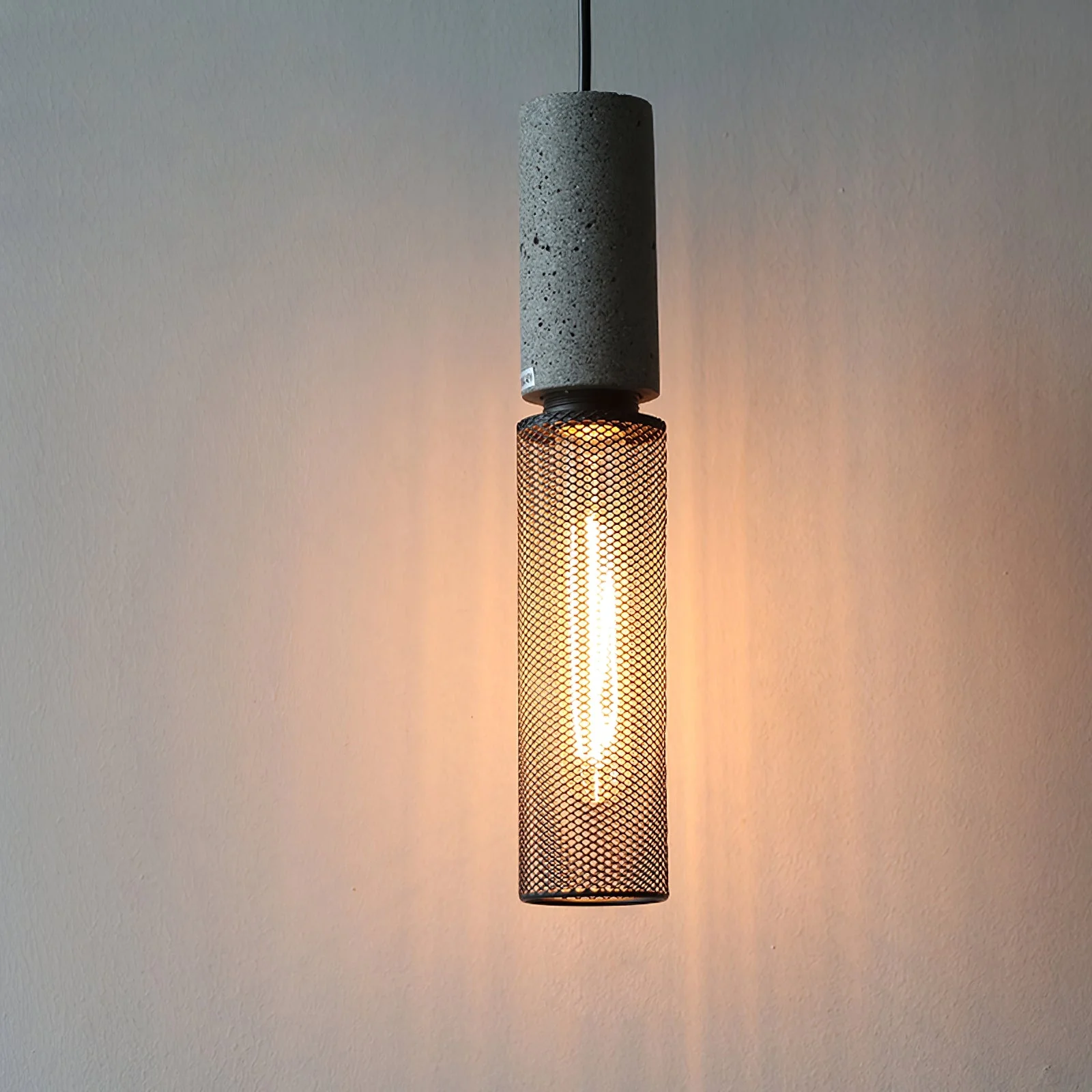 Cement Mesh Pendant Light - Image 36