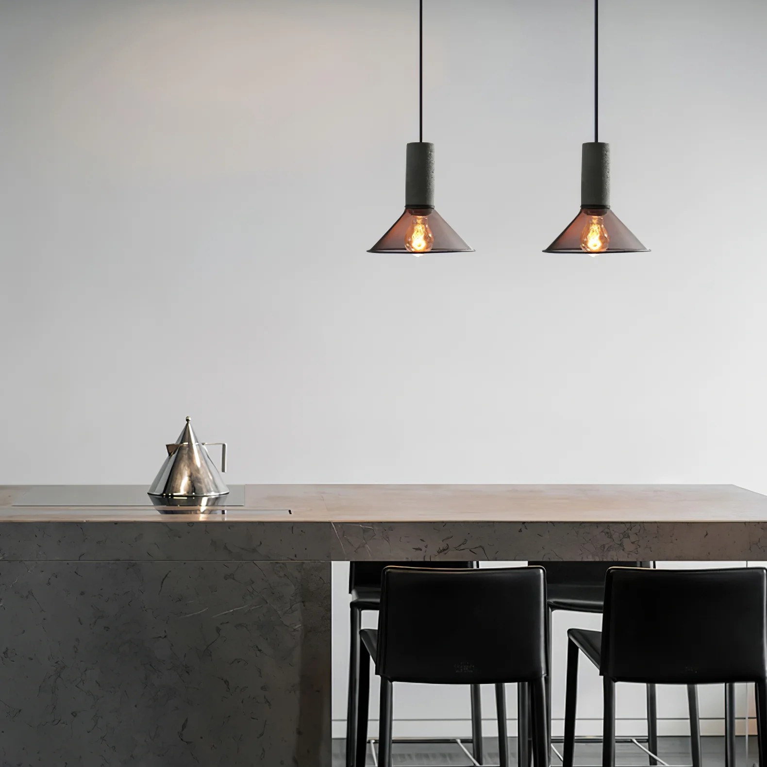 Cement Mesh Pendant Light - Image 41