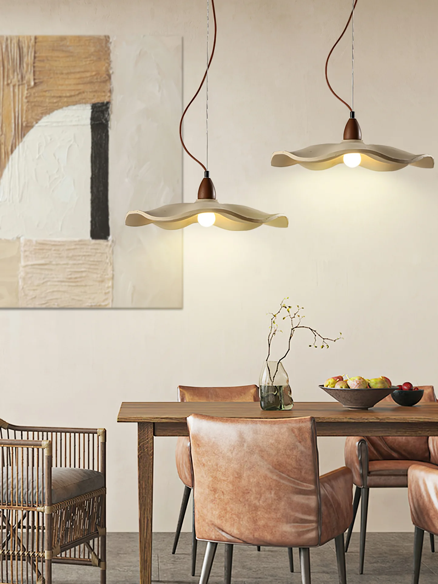 Cement Wave Pendant Light - Image 11