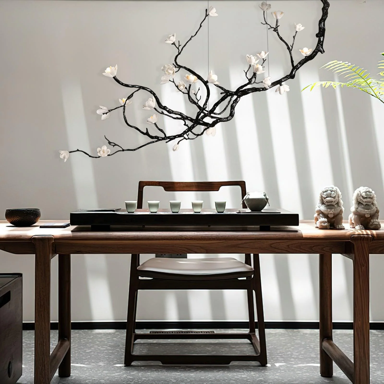Ceramic Flower Chandelier - Image 3