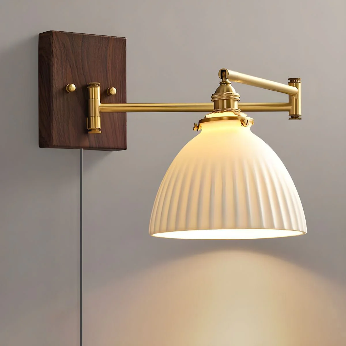 Ceramic Geometry Plug-in Wall Lamp - Image 10