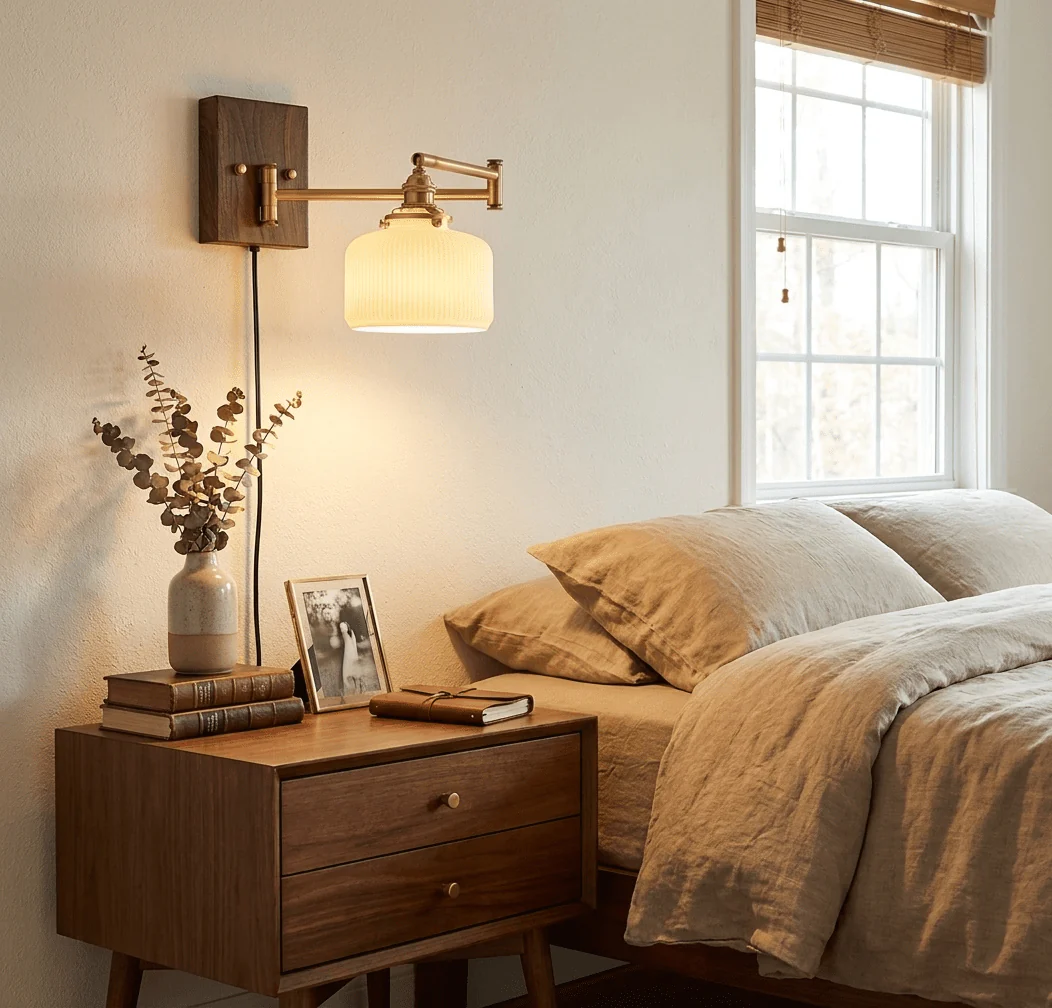 Ceramic Geometry Plug-in Wall Lamp - Image 5