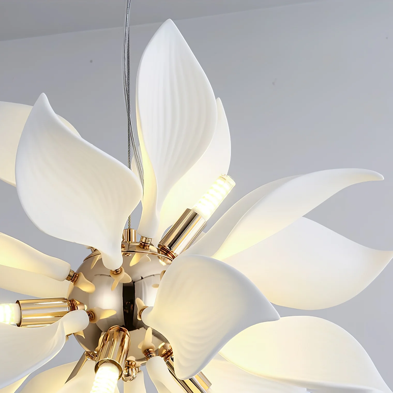 Ceramic Petals Blooming Chandelier - Image 20
