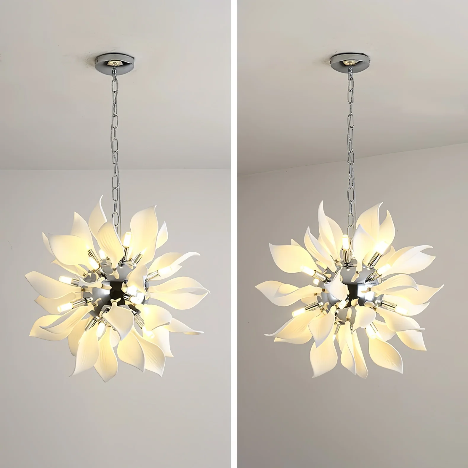 Ceramic Petals Blooming Chandelier - Image 21